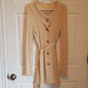 Cream Merino Wool Sweater